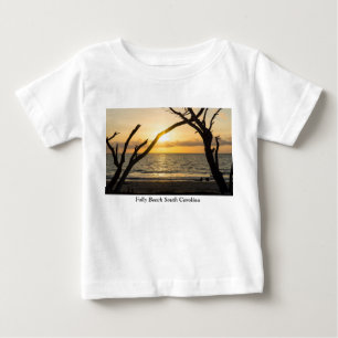 Folly Sunrise Tree Silhouette Baby T-shirt