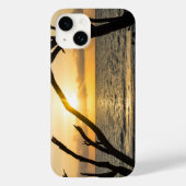 Folly Sunrise Tree Silhouette iPhone Case (Rückseite)