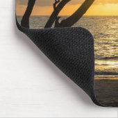 Folly Sunrise Tree Silhouette Mousepad (Ecke)