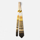 Folly Sunrise Tree Silhouette Neck Tie Krawatte (Rückseite)