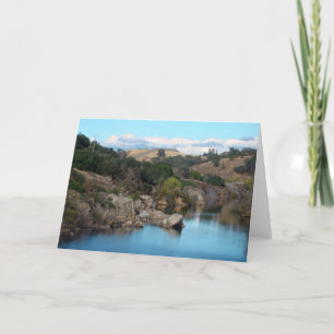 Folsom See-Gruß-Karte Karte