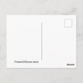 Folsom-Symbol: Johnny Cash Trail Bridge Postkarte (Rückseite)