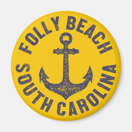 Folter Beach, South Carolina Magnet (Vorne)