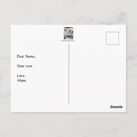 Folter Postkarte (Rückseite)