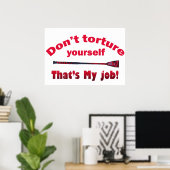 Foltere dich nicht selbst poster (Heimbüro)