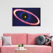 Fomalhaut Star System Debris Disk Leinwanddruck (Insitu (Wohnzimmer))