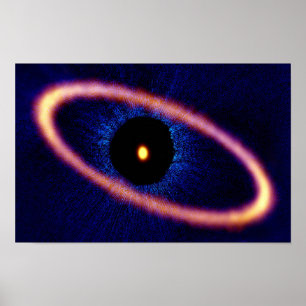 Fomalhaut Star System Debris Disk Poster