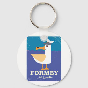 Fomby Lancashire-Möwe-Reiseposter Schlüsselanhänger
