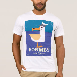 Fomby Lancashire-Möwe-Reiseposter T-Shirt