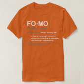 FOMO BITCOIN T-Shirt (Design vorne)