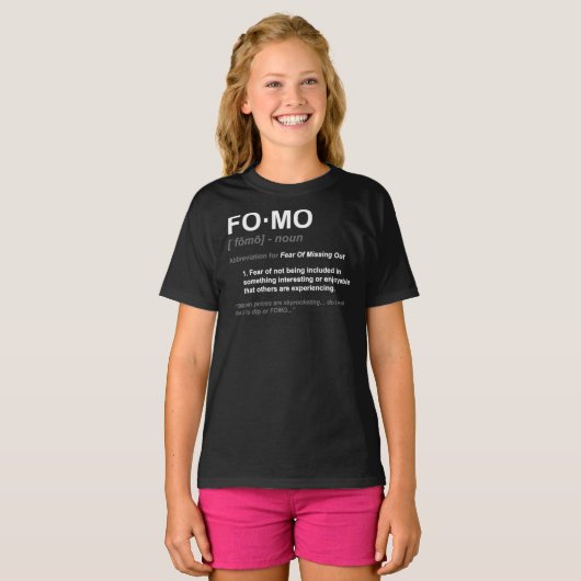 FOMO - BITCOIN - Wesentlicher T - Shirt (Vorne ganz)