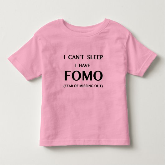 FOMO "Furcht des vermissten heraus" T-Shirts (Vorderseite)