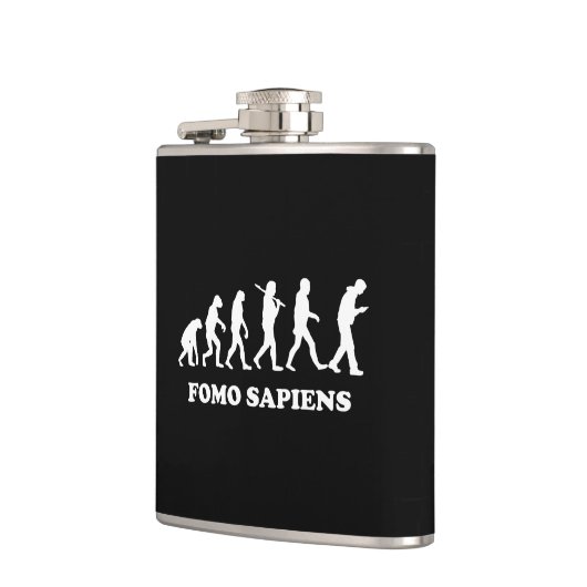 Fomo Sapiens Flachmann (Links)
