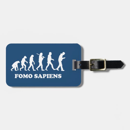 Fomo Sapiens Gepäckanhänger (Vorderseite horizontal)