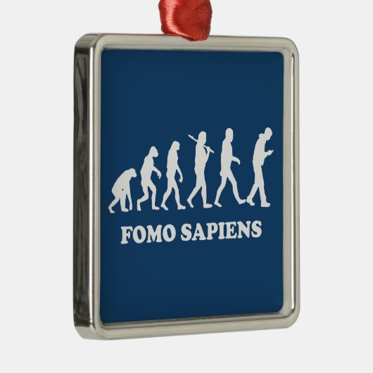Fomo Sapiens Ornament Aus Metall (Rechts)
