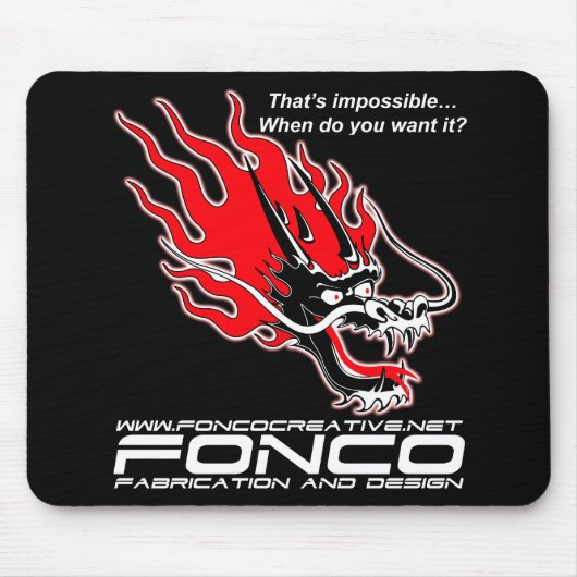 Fonco Mausunterlage Mousepad (Vorne)