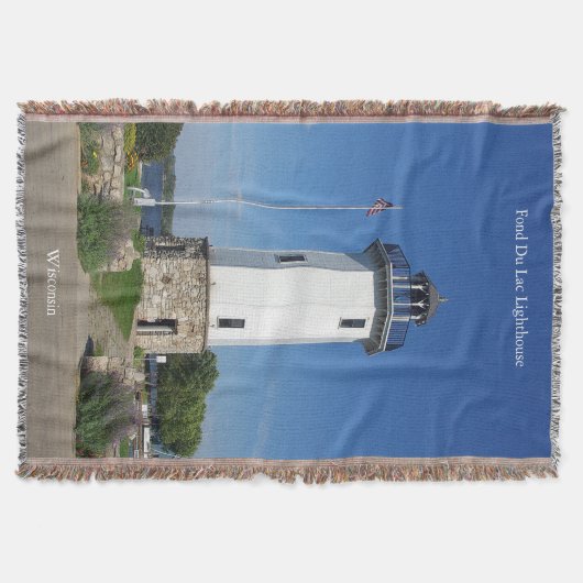 Fond Du Lac Lighthouse-Deckengewebe Decke (Vorderseite)