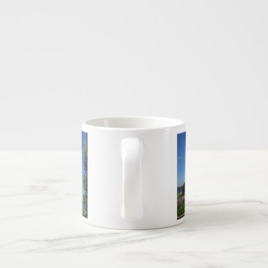 Fond Du Lac Lighthouse Espresso Tasse (Rückseite)