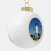 Fond Du Lac Lighthouse Keramik Kugel-Ornament (Links)