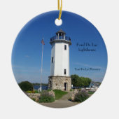 Fond Du Lac Lighthouse Keramik Ornament (Vorne)