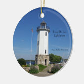 Fond Du Lac Lighthouse Keramik Ornament (Links)