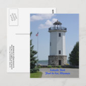 Fond du Lac Lighthouse Postkarte (Vorne/Hinten)
