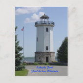 Fond du Lac Lighthouse Postkarte (Vorderseite)