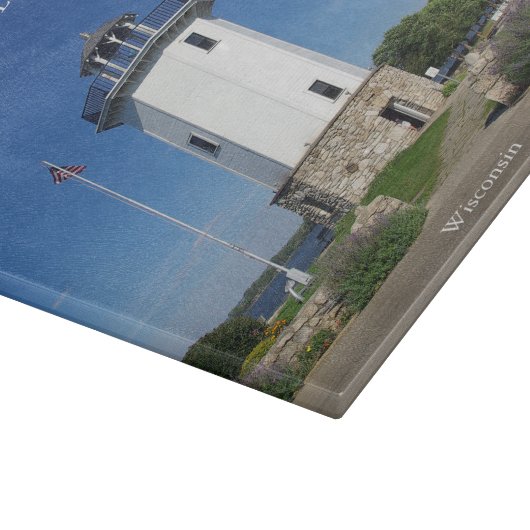 Fond Du Lac Lighthouse Schneidbrett Schneidebrett (Ecke)