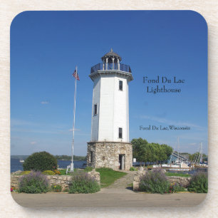 Fond Du Lac Lighthouse Set von 6 Untersetzer aus K