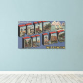 Fond du Lac, Wisconsin - Große Briefszenen Leinwanddruck (Insitu (Holzboden))