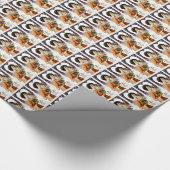 Fond-Meldung der Liebe Geschenkpapier (Ecke)