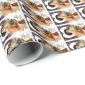 Fond-Meldung der Liebe Geschenkpapier (Rolleneckpunkt)