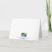 Fondant-Geburtstags-Karte Karte (Rückseite)