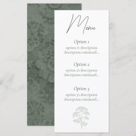 FONDNESS | Hochzeit Menükarte