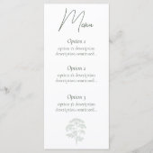 FONDNESS | Hochzeit Menükarte (Vorderseite)
