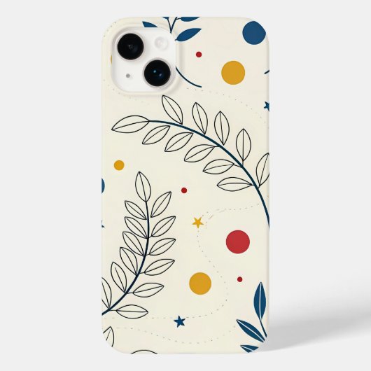 Fondo floral colorido Case-Mate iPhone hülle (Rückseite)