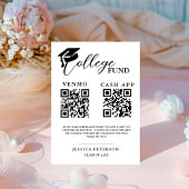 Fonds für moderne Uni Oberschulfonds QR-Code Sockelschild