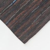 Fonds Holz glatte klare Textur Fleecedecke (Ecke)