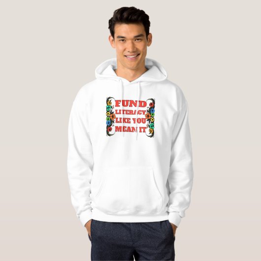 FONDS LITERACK WIE SIE GEMEIN. HOODIE (Vorne ganz)