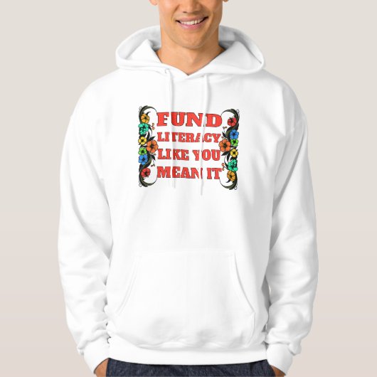 FONDS LITERACK WIE SIE GEMEIN. HOODIE (Vorderseite)