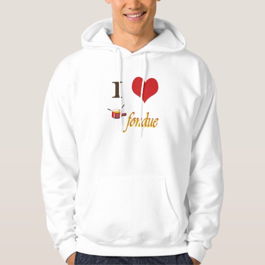 Fondue des Herzens I Hoodie (Vorderseite)