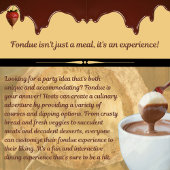 Fondue Dinner Party Einladung für Feinschmecker Ei