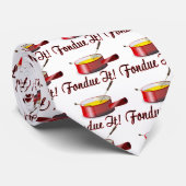 Fondue es Fondue-Set Krawatte (Gerollt)