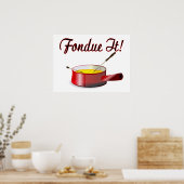 Fondue It Fondue Set Poster (Küche)