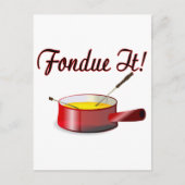 Fondue It Postkarte (Vorderseite)