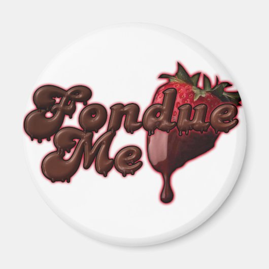 Fondue Me Jeffro2008 Magnet (Vorne)