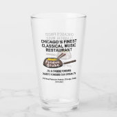 Fondue Stube, Chicago, Illinois Glas (Rückseite)