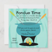 Fondue Time! Einladung (Vorderseite)