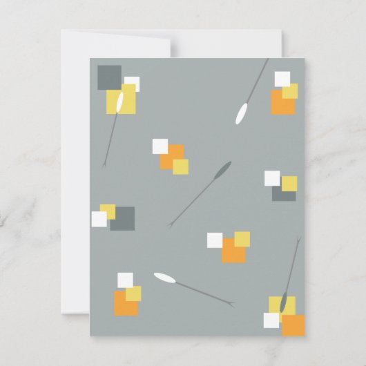 Fondue Time! Einladung (Rückseite)