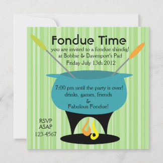 Fondue Time! Einladung